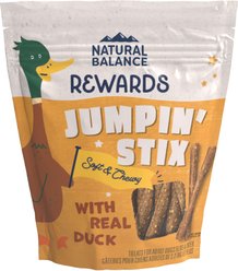 Natural Balance Rewards Jumpin' Stix with Real Duck Dog Treats, 10-oz bag