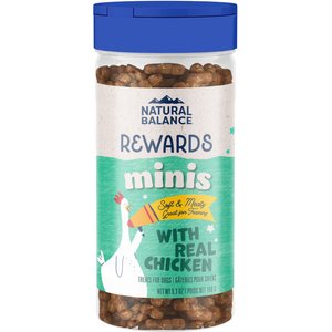 Natural Balance Rewards Minis with Real Chicken Dog Treats, 5.3-oz bag