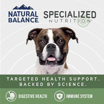Show full view: Natural Balance Specialized Nutrition Digestive & Immune Health Adult Lamb & Oatmeal Formula Dry Dog Food, 22-lb bag slide 4 of 12