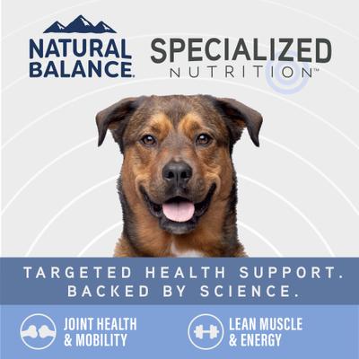 Show full view: Natural Balance Specialized Nutrition Joint & Muscle Health Adult Chicken & Brown Rice Formula Wet Dog Food, 12.7-oz can, case of 12 slide 5 of 10