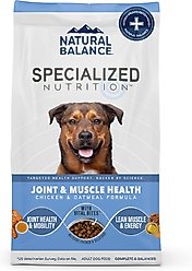 Natural Balance Specialized Nutrition Joint & Muscle Health Adult Chicken & Oatmeal Formula Dry Dog Food, 3.5-lb bag slide 1 of 9