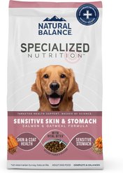 Natural Balance Specialized Nutrition Sensitive Skin & Stomach Adult Salmon & Oatmeal Formula Dry Dog Food, 22-lb bag