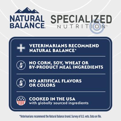 Show full view: Natural Balance Specialized Nutrition Sensitive Skin & Stomach Adult Salmon & Oatmeal Formula Dry Dog Food, 3.5-lb bag slide 8 of 12