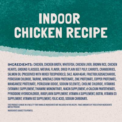 Show full view: Natural Balance Ultra Premium Indoor Chicken Formula Canned Cat Food, 5.5-oz, case of 24 slide 6 of 11