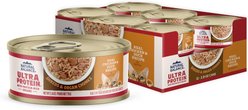 Natural Balance Ultra Protein Chicken & Duck Recipe in Broth Grain-Free Shreds in Gravy Wet Cat Food, 2.8-oz, case of 12 slide 1 of 9
