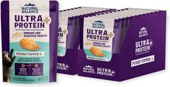 Natural Balance Ultra Protein Plus Immune & Digestive Health Real Chicken with Pumpkin Recipe Puree Wet Cat Food, 2.4-oz pouch, case of 24