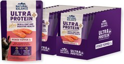 Natural Balance Ultra Protein Plus Skin, Coat & Digestive Health Real Salmon with Pumpkin Puree Wet Cat Food, 2.4-oz pouch, case of 24
