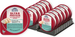Natural Balance Ultra Protein Real Chicken Recipe with Protein-Rich Organs Cuts in Gravy Wet Cat Food, 2.7-oz cup, case of 10