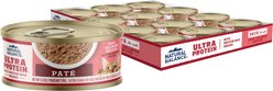 Natural Balance Ultra Protein Real Salmon Recipe with Protein-Rich Organs Pate Wet Cat Food, 2.8-oz can, case of 24