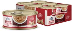 Natural Balance Ultra Protein Salmon & Chicken Recipe in Broth Grain-Free Shreds in Gravy Wet Cat Food, 2.8-oz, case of 12