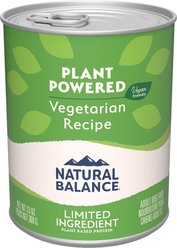Natural Balance Vegetarian Formula Canned Dog Food, 13-oz, case of 12