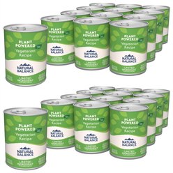 Natural Balance Limited Ingredient Vegetarian Recipe Dog Food, 13-oz can, bundle of 24