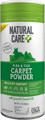 Natural Care Flea & Tick Carpet Powder, 9-oz