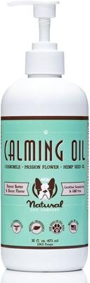 Show full view: Natural Dog Company Calming Hemp Oil Peanut Butter & Bacon Flavored Supplement for Dogs, 16-fl oz bottle slide 1 of 11