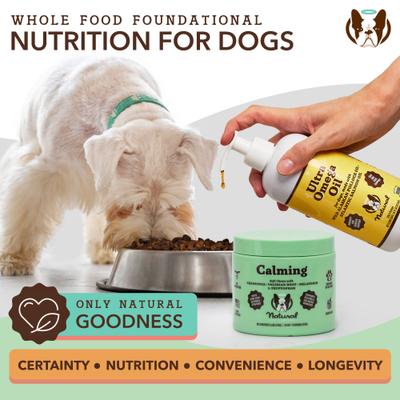 Show full view: Natural Dog Company Calming Melatonin Peanut Butter & Bacon Flavored Soft Chew Supplement for Dogs, 90 count slide 7 of 11