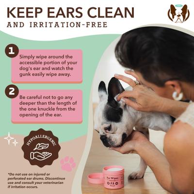Show full view: Natural Dog Company Ear Dog Grooming Wipes, 50 count slide 4 of 8