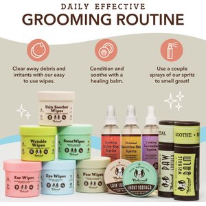 Natural Dog Company Eye Dog Grooming Wipes, 50 count