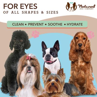Show full view: Natural Dog Company Eye Dog Grooming Wipes, 50 count slide 6 of 8