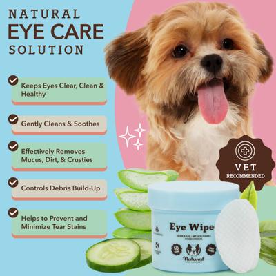 Show full view: Natural Dog Company Eye Dog Grooming Wipes, 50 count slide 2 of 8
