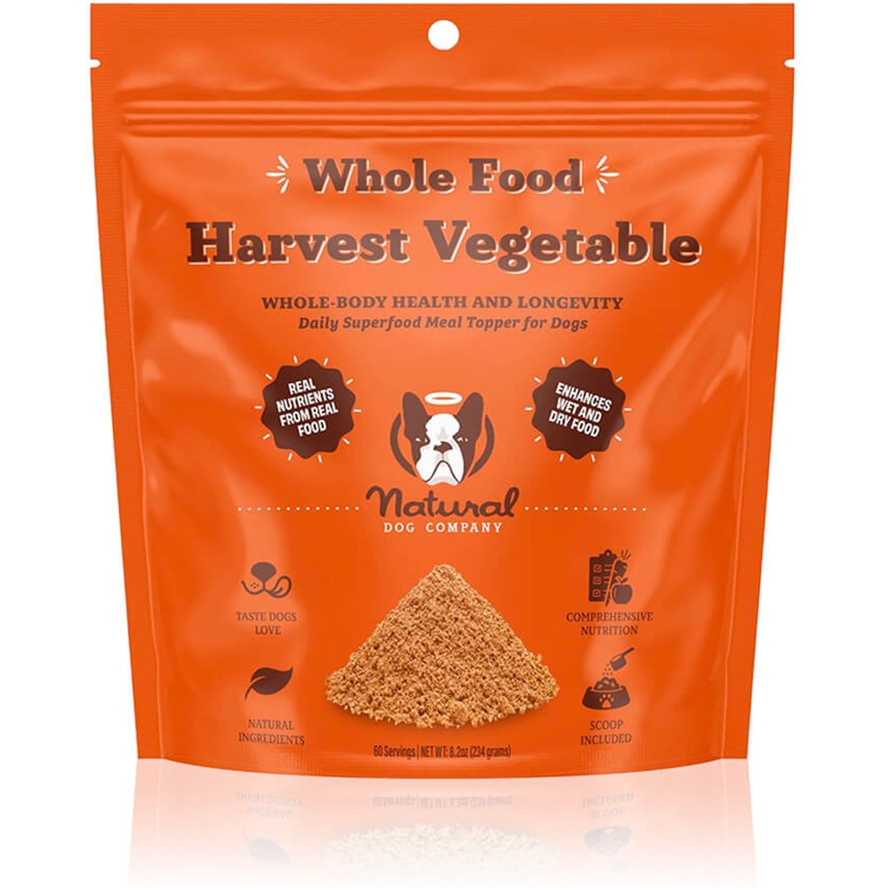 Natural Dog Company Harvest Vegetable Granules Dog Supplement, 8.47-oz bag