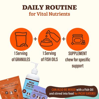 Show full view: Natural Dog Company Harvest Vegetable Granules Dog Supplement, 8.47-oz bag slide 5 of 10