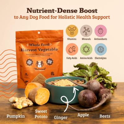 Show full view: Natural Dog Company Harvest Vegetable Granules Dog Supplement, 8.47-oz bag slide 3 of 10