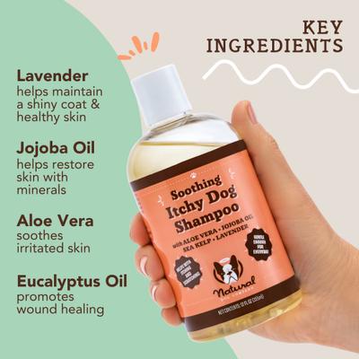 Show full view: Natural Dog Company Itchy Dog Shampoo, 12-fl oz bottle slide 2 of 10