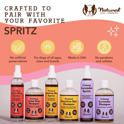 Show full view: Natural Dog Company Itchy Dog Shampoo, 12-fl oz bottle slide 5 of 10