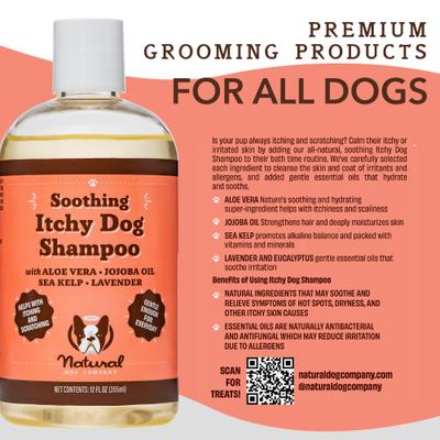 Show full view: Natural Dog Company Itchy Dog Shampoo, 12-fl oz bottle slide 8 of 10