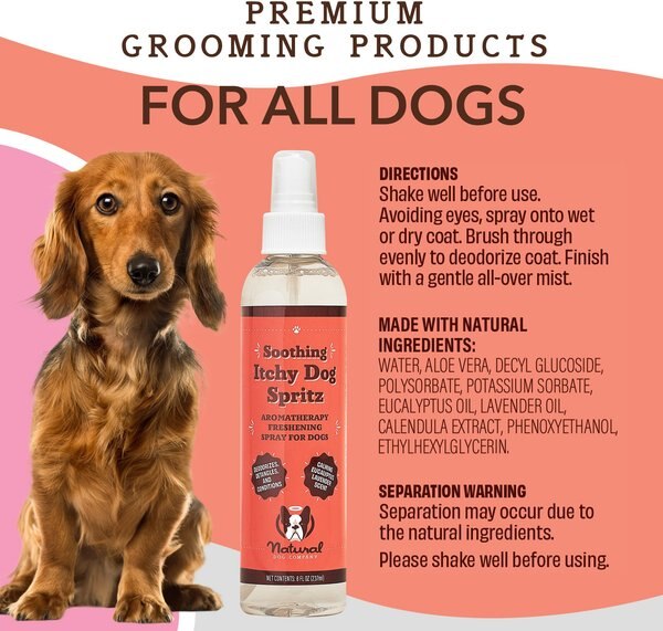 Uncle Bud's All Natural Hemp Oil Deodorizing Dog Spray, 8-oz bottle