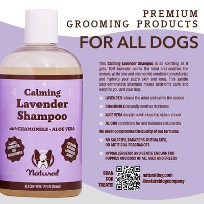 Show full view: Natural Dog Company Lavender Dog Shampoo, 12-fl oz bottle slide 5 of 6