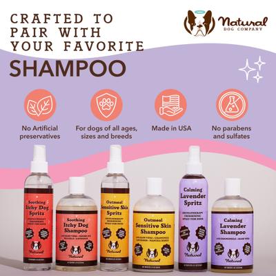 Show full view: Natural Dog Company Lavender Spritz Dog Deodorizing Spray, 8-fl oz bottle slide 6 of 6