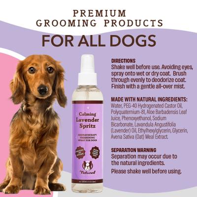 Show full view: Natural Dog Company Lavender Spritz Dog Deodorizing Spray, 8-fl oz bottle slide 5 of 6