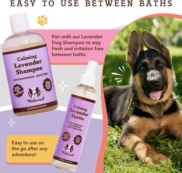 Show full view: Natural Dog Company Lavender Spritz Dog Deodorizing Spray, 8-fl oz bottle slide 4 of 6