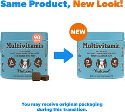 Natural Dog Company Multivitamin Peanut Butter & Bacon Flavored Soft Chew Supplement for Dogs, 90 count slide 2 of 8