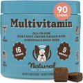 Natural Dog Company Multivitamin Peanut Butter & Bacon Flavored Soft Chew Supplement for Dogs, 90 count