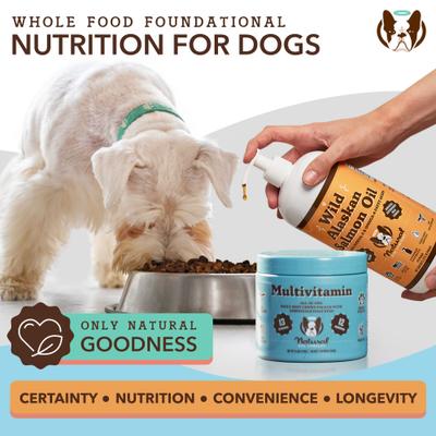 Show full view: Natural Dog Company Multivitamin Peanut Butter & Bacon Flavored Soft Chew Supplement for Dogs, 90 count slide 7 of 11