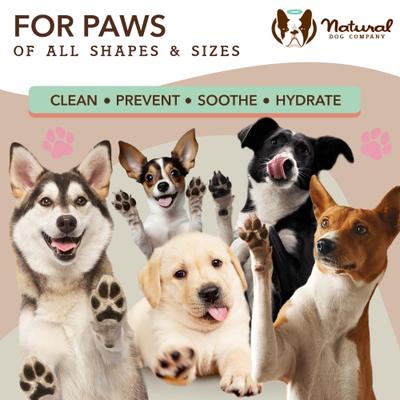 Show full view: Natural Dog Company Paw Dog Grooming Wipes, 50 count slide 7 of 8