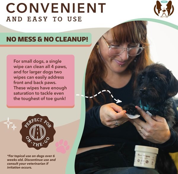 Pet Head Paw & Body Wipes 50 count
