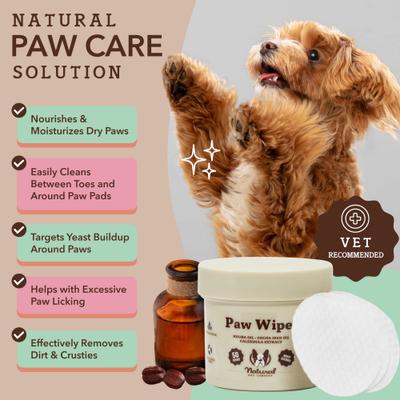 Show full view: Natural Dog Company Paw Dog Grooming Wipes, 50 count slide 3 of 8