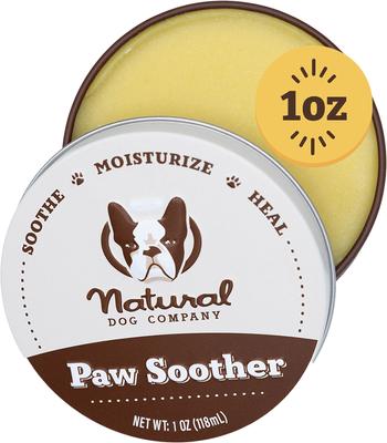 NATURAL DOG COMPANY Paw Soother Dog Paw Balm, 1-fl oz tin