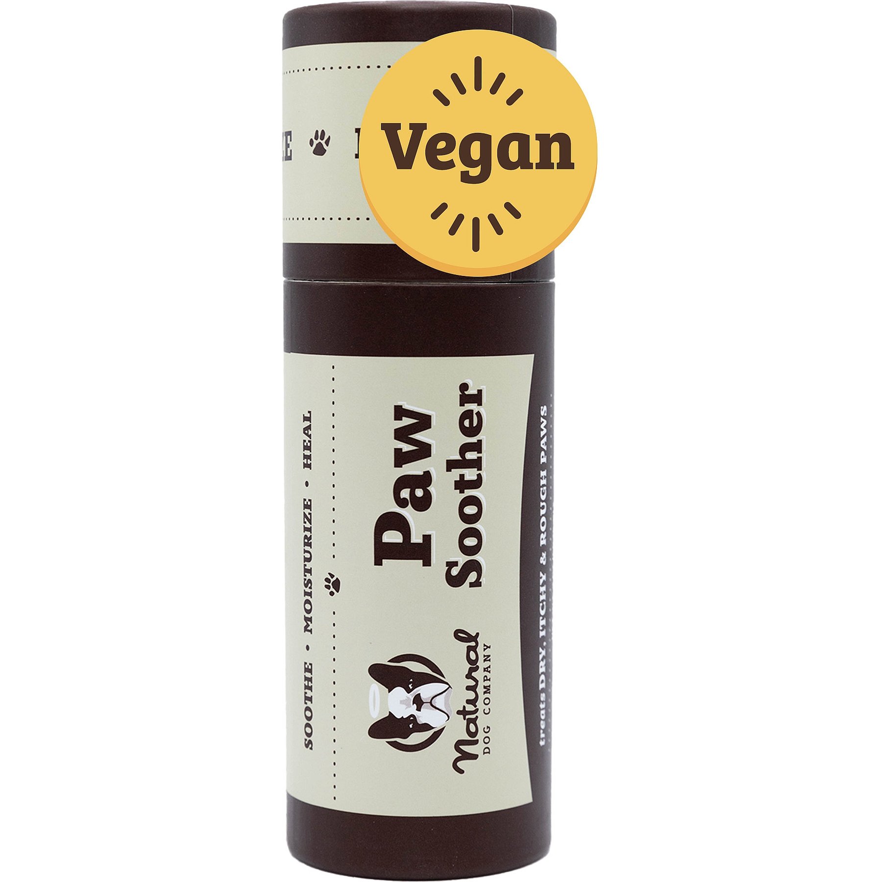 Natural Dog Company Coconut Oil & Calendula Paw Soother Moisturizes Dog Paw Balm, 2-fl oz stick