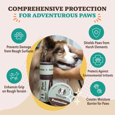 Show full view: Natural Dog Company PawTection Dog Paw Protector Balm, 2-fl oz stick slide 2 of 7