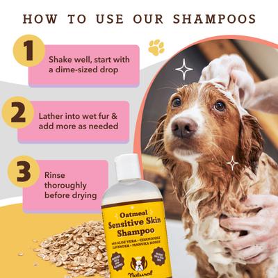 Show full view: Natural Dog Company Sensitive Skin Dog Shampoo, 12-fl oz bottle slide 6 of 10