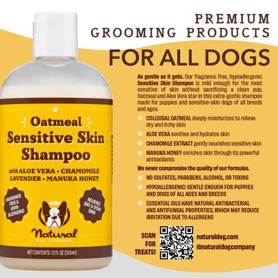Show full view: Natural Dog Company Sensitive Skin Dog Shampoo, 12-fl oz bottle slide 8 of 10
