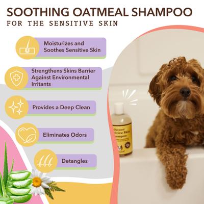 Show full view: Natural Dog Company Sensitive Skin Dog Shampoo, 12-fl oz bottle slide 4 of 10