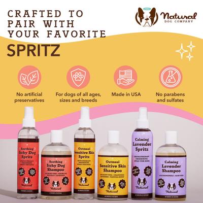 Show full view: Natural Dog Company Sensitive Skin Dog Shampoo, 12-fl oz bottle slide 5 of 10