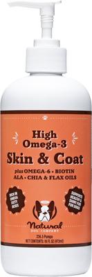 Show full view: Natural Dog Company Skin & Coat Omega-3 & Omega-6 Oil Dog Supplement, 16-fl oz bottle + Extra Strength Joint Support Liquid Glucosamine, 16-fl oz bottle slide 6 of 9