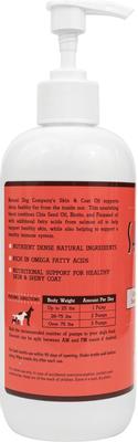 Show full view: Natural Dog Company Skin & Coat Omega-3 & Omega-6 Oil Dog Supplement, 16-fl oz bottle + Extra Strength Joint Support Liquid Glucosamine, 16-fl oz bottle slide 7 of 9