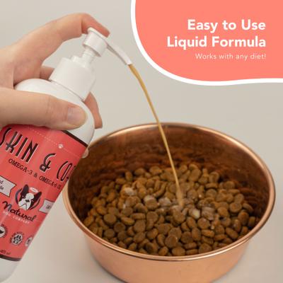 Show full view: Natural Dog Company Skin & Coat Omega-3 & Omega-6 Oil Dog Supplement, 16-fl oz bottle + Extra Strength Joint Support Liquid Glucosamine, 16-fl oz bottle slide 9 of 9